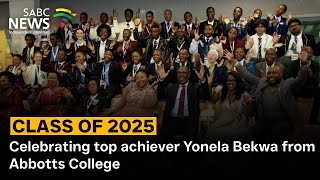 Class Of 2025  Celebrating Top Achiever Yonela Bekwa From Abbotts College