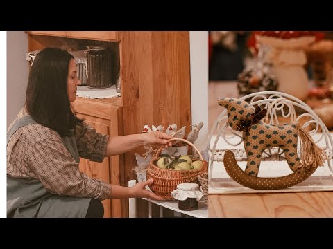 Rainy day | Return to the forest house | Preparing for winter |Simple food| Sewing: rocking horse