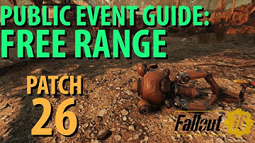 Fallout 76: FREE RANGE Public Event Guide, Patch 26