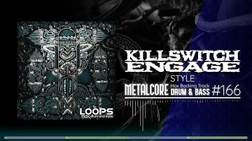 Metalcore Backing Track / Drum And Bass / Killswitch Engage Style / 180 bpm Jam in D Minor