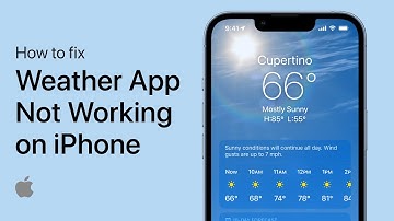 How To Fix Weather App/Widget Not Working on iPhone