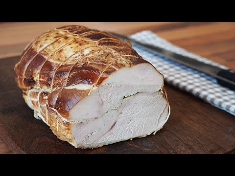 ¡Haz tu propio PECHUGA DE PAVO ahumada en casa fácil!
