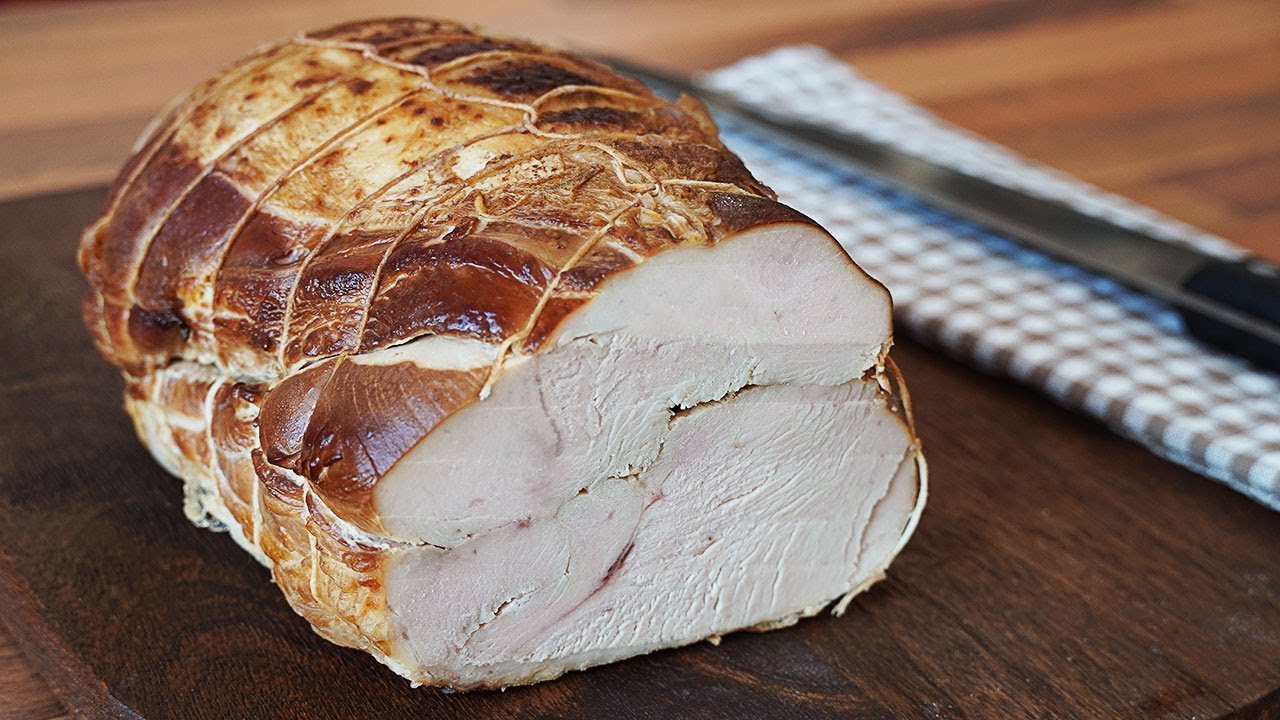 ¡Haz tu propio PECHUGA DE PAVO ahumada en casa fácil!