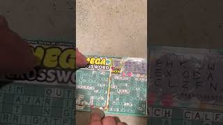 Mega crossword puzzle. 5$ scratcher. Winner.