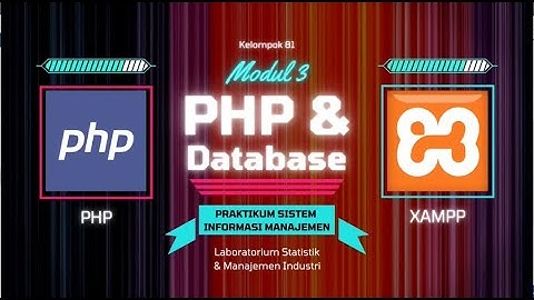 MODUL 3 (PHP & DATABASE) - WEBSITE PENYEWAAN ALAT MUSIK MENGGUNAKAN BAHASA PHP - KELOMPOK 81
