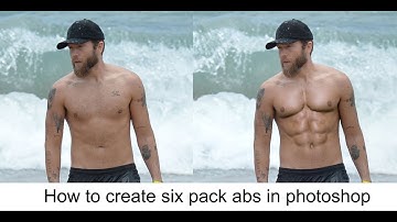 how to make six pack abs in phtoshop - Photoshop tutorials