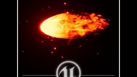 UE5 Fireball projectile VFX (Niagara)