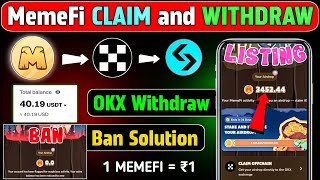 MemeFi Claim & Sell Token | Memefi Airdrop checker | MemeFi Airdrop Ban #memefi