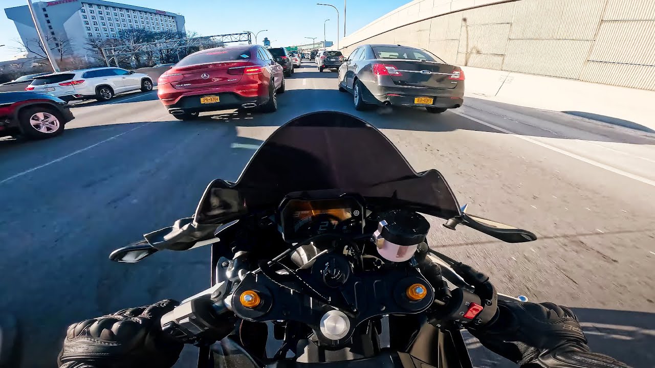[RAW] PURE SOUND | LANE SPLITTING YZF-R7 2023 TOCE FULL SYSTEM [POV 4K ...
