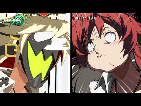 видео: GUILTY GEAR STRIVE - Faust Overdrive Comparison (Fists of Annihilation vs Bone-crushing Excitement)