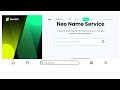 Neo NS Explained: Say Goodbye to Long Wallet Addresses!