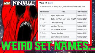 The WEIRDEST Ninjago “2021” Set Names.... | Weird fan edit