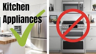 Popular Kitchen Appliances: PLUS Design tips on what NOT to use!