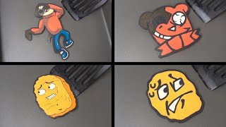 FNF TWISTEDTOES EMOJI PANCAKE ART