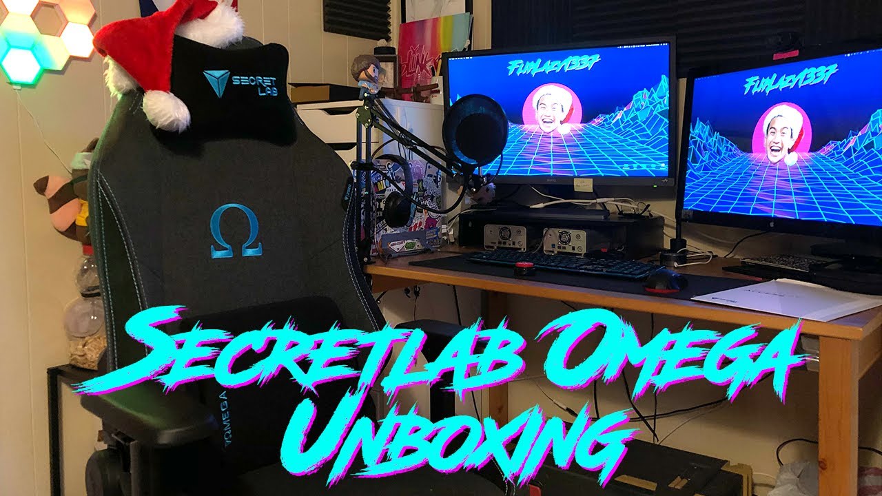 Unboxing the Secret Lab Omega | FlipLazy1337