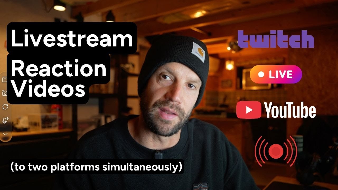 How to Live Stream Your Reaction Video to multiple platforms at the ...