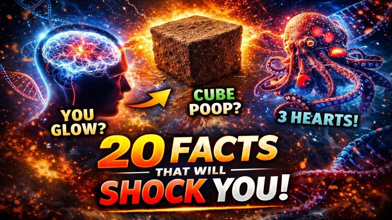 20 Facts That Will Shock You 😳⚡ (These Are Real!) #facts #factvideo #didyouknow