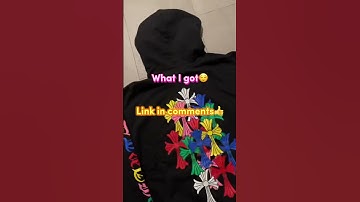 Thumbnail of Reviewing chrome hearts hoodie #capcut #reps #dhgate #pandabuy #chromehearts #hoodie #chromeheart