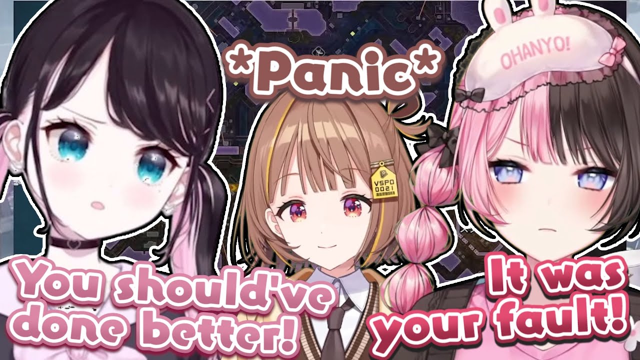 Hinano and Nazupi Fake Fight Prank on Yuuhi [Vspo ENG Sub - Tachibana Hinano]