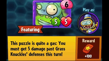 Puzzle Party!!! Plants vs Zombies Heroes Daily Challenge Day 2 06th October 2021 PvZ heroes