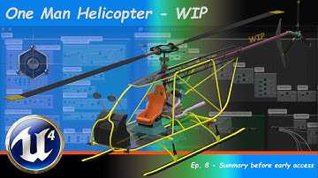 One Man Helicopter - Unreal Engine 4 - Ep.8 - Summary before early access