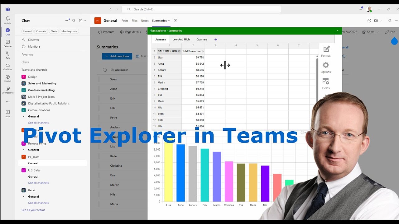 Pivot Explore Add Pivot Explorer to Teams - YouTube