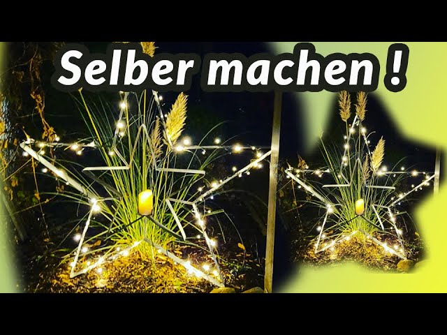 Der wunderschne Weihnachtsstern- ganz einfach selber bauen!