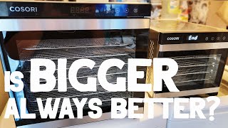 Which is better? Comparing the new 10-tray Cosori Dehydrator with the 6-Tray