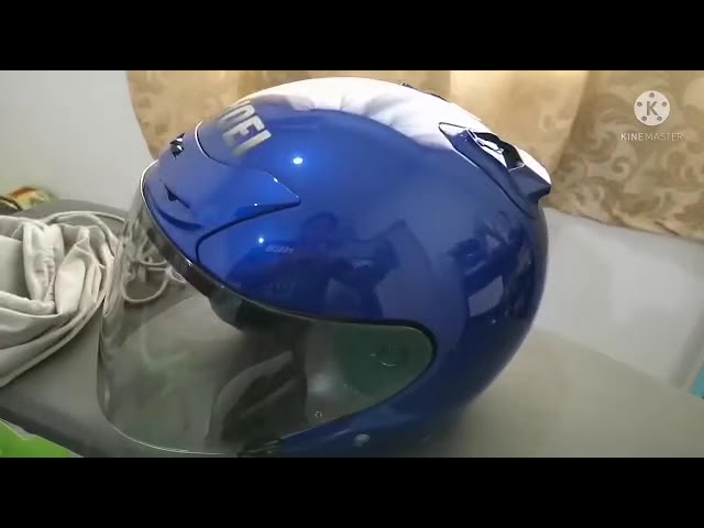 Review Original Shoei J-Force 2 JF2 J-force II Royal Blue - YouTube