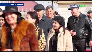 Madnyat Karvoni Navoyi Shaxrda Tantanli Kutib Olndi Madnyat Vazrligi Nkmk Aj Qk Xamkorligda