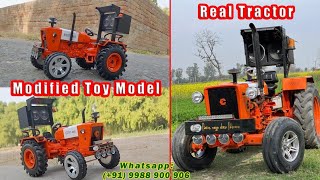 Escorts 455 Modified Tractor Toy Model Dummy Made as per Real Tractor