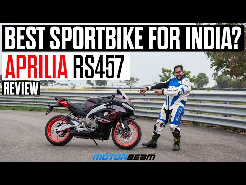 Aprilia RS457 Review - The Best Parallel-Twin Sport Bike In India? | MotorBeam