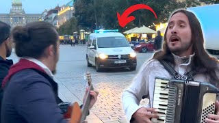 Police couldn't disrupt this Ukrainian song performance