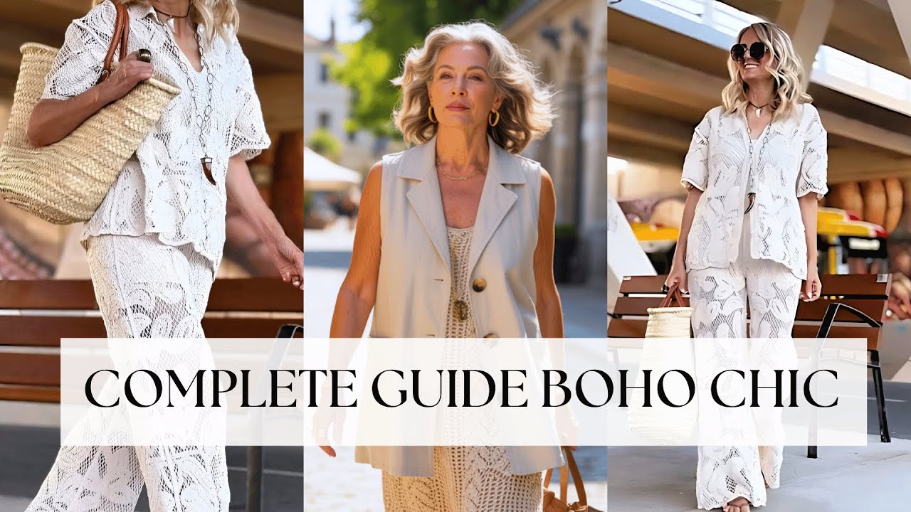 how to dress boho in your 60s The Ultimate Guide Chic: 15 Elegant Looks Women Over 60 Are Loving 2025 over 60 mature boho style