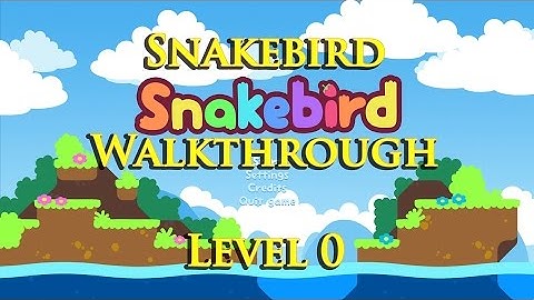 Snakebird Walkthrough - Level 0