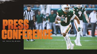 Jaylan Knighton | Georgia Tech Postgame Presser | 11.6.21