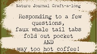 BONUS Responding to questions and trying faux whale tail tabs