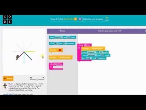 [The hours of code] State 5 : The Artist Puzzle 7,8,9,10 (music)