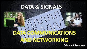 03 DATA COMMUNICATIONS AND NETWORKING Data and Signals Part 2