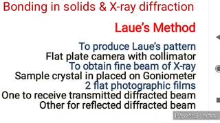 Laue's Method