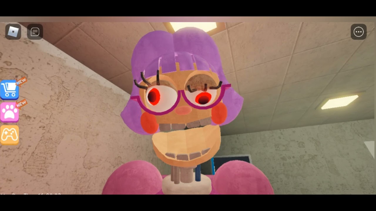 Beware of Duck and Mannequin in Roblox Escape Miss Ani-Tron's Detention! (SCARY OBBY)