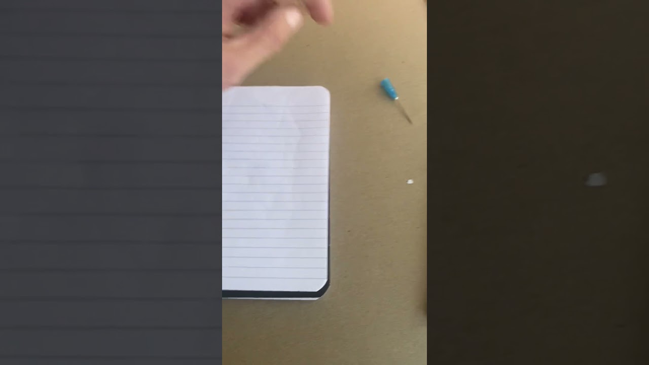 Voodoo needle and paper