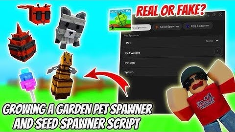 🧠 Grow a Garden Pet Spawner GUI | Updated Script for Trading + Cooking!