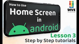 Lesson 3 - How to Use Home Screen In Android  | In English by Divyana screenshot 3