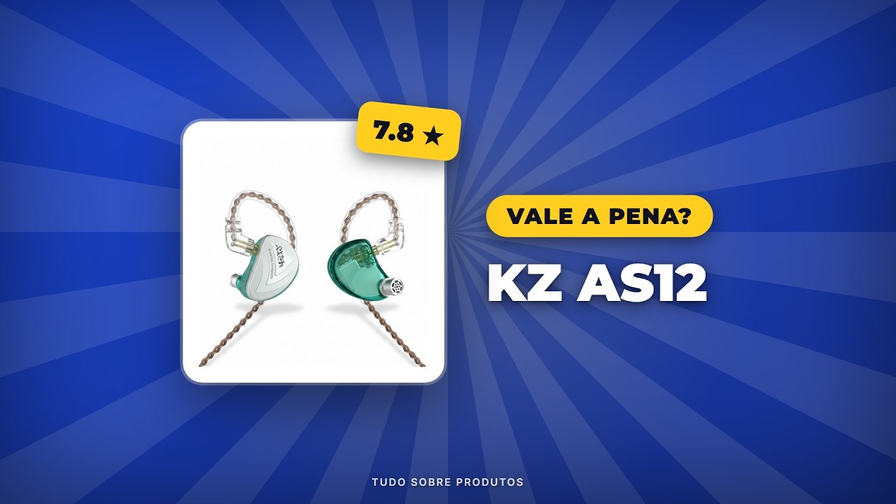 Capa: KZ AS12 (2026): Vale a pena? Análise COMPLETA!