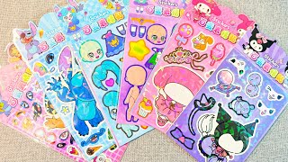 💖 Paper DIY | Cute Cartoon Stickers ASMR | Relaxing Paper Sounds ✨ #asmr #sticker #books #video screenshot 5