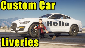 How To Make Custom Car Liveries - FiveM