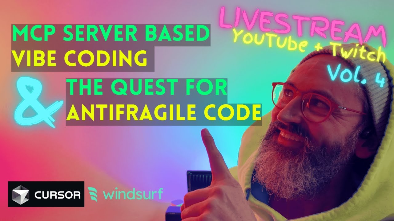 🔥 LIVE | MCP Server Based Vibe Coding & The Quest for Antifragile Code (Vol. 4)