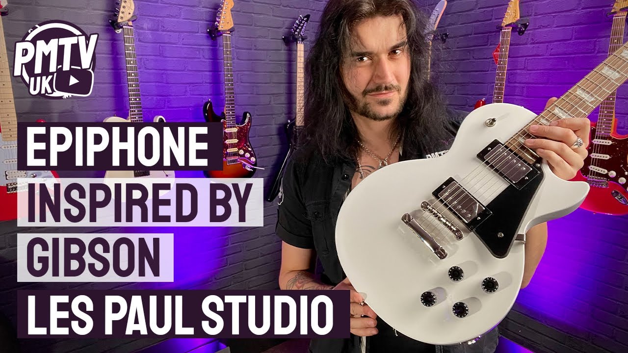 Epiphone 'Inspired By Gibson' Les Paul Studio - The Stripped Back,  Lightweight LP! - Review & Demo