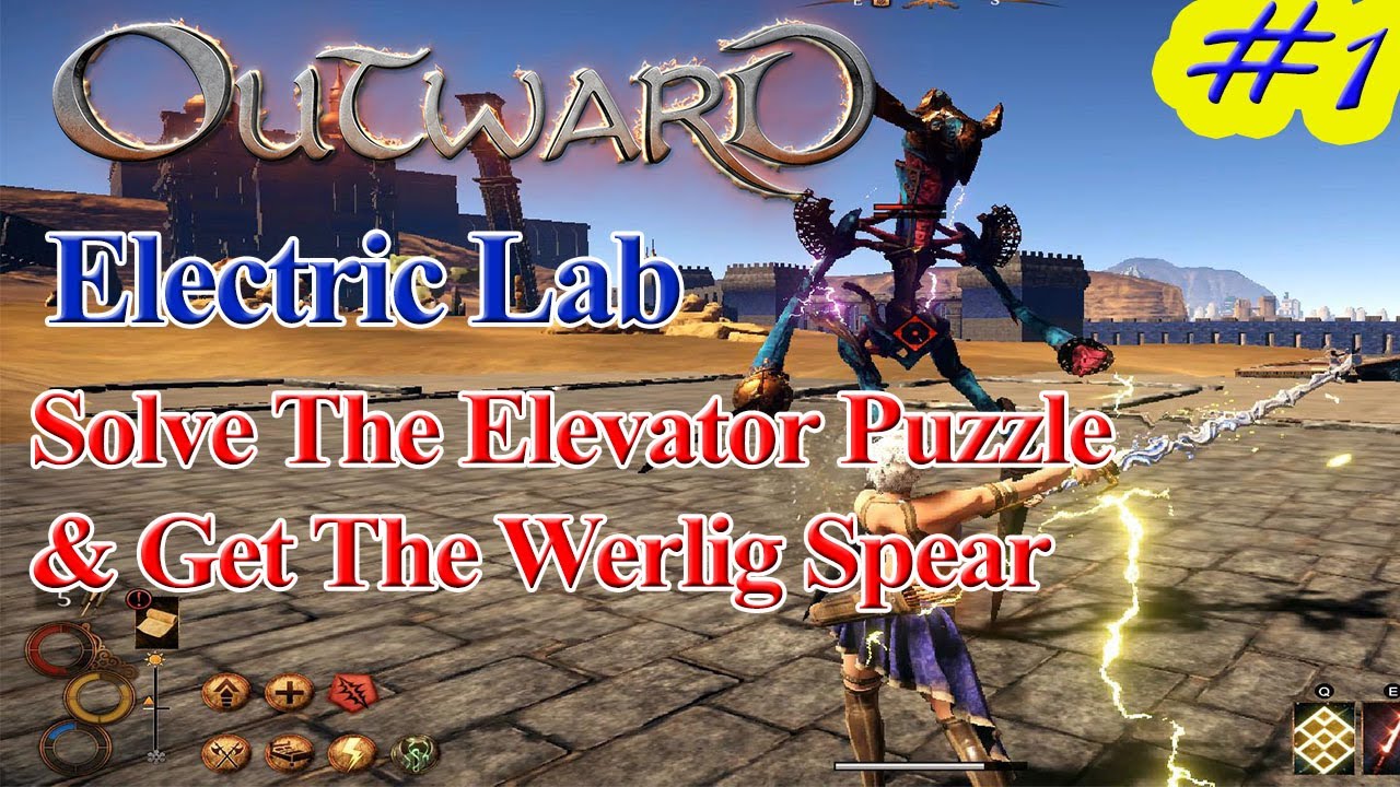 Outward Solve The Elevator Puzzle Of The Electric Lab and Get The